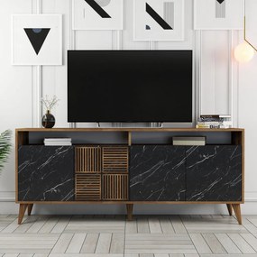 Milan - Walnut, Black Marble