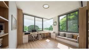 APLED-LED Lámpa RONDO WOODLINE LED/18W/230V 4000K átm. 26 cm fenyő tömör fa