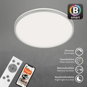 Briloner 3065-014 - LED dimmelhető mennyezeti lámpa IVY 42W/230V Wi‑Fi Tuya Ø49 cm + távirányító