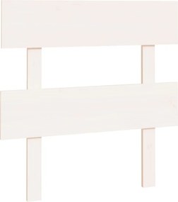 vidaXL fehér tömör fenyőfa ágyfejtámla 93,5 x 3 x 81 cm