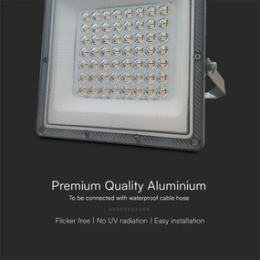 LED Reflektor LED/50W/230V IP65 3000/4000/6500K szürke