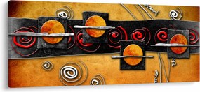 Az absztrakció képe - Bolygók (120x50 cm)