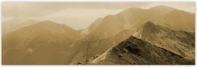 Poszterek 200x66 Tátra Lengyel hegyek Kilátás