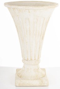 Evora design Váza cement bézs 32x21x21 cm