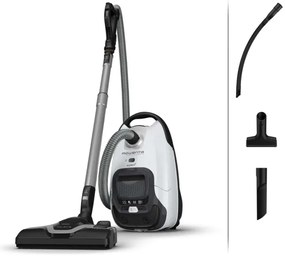 Rowenta - Porzsákos porszívó SILENCE FORCE ALLERGY+ 4,5l 400W fekete/fehér