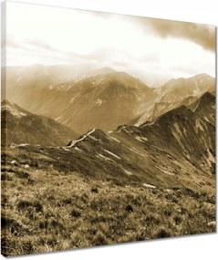 Vászonkép 40x40 Tátra Lengyel hegyek Kilátás
