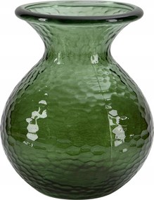 Üveg váza 24,5 cm Paradise zöld San Miguel C466