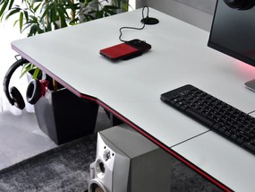 PC asztal Matts 160 (fehér + fekete). 1109782
