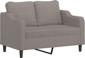 vidaXL kétszemélyes tópszínű szövet kanapé 120 cm