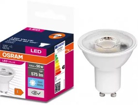 LED lámpa , égő , szpot , GU10 foglalat , 120° , 6.9 Watt , természetes fehér , INNR
