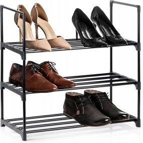 Könyvespolc Cipőtartó polc Cipőtartó szekrény rendszerező állvány 3 szintes emeletes