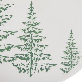 WINTER JOY porcelán tányér fenyőkák 20cm