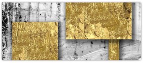Kép - Arany négyzetek N⁰3 (120x50 cm)