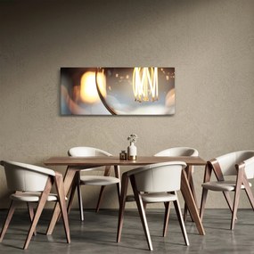 Izzó villanykörte képe (120x50 cm)