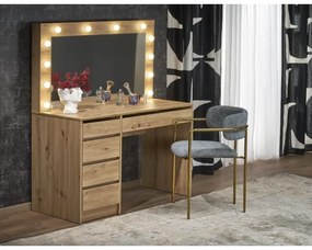 AMORIO sminkasztal artisan tölgy