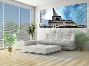 Fotótapéta Eiffel-torony Párizs a felhők elegáns stílus 250x104 +ragasztó