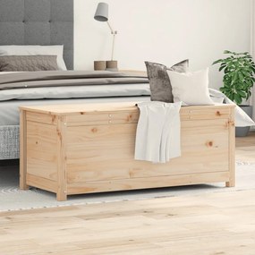 tömör fenyőfa tárolóláda 110x50x45,5 cm