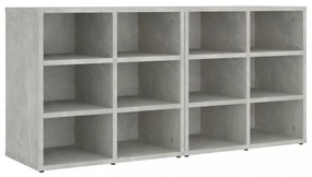 2 db betonszürke cipősszekrény 52,5 x 30 x 50 cm