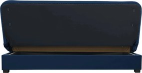 Zestaw 2x Wersalka Rozkładana PIANO Granatowa Welurowa