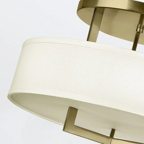 Hinkley lighting klasszikus mennyezeti lámpa hampton fehér sárgaréz elshk-hampton-sf-bb