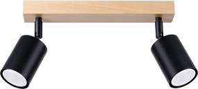 VilĂĄgĂtĂł szalag fa betĂ©ttel Verdo 2xGU10 SL.1291 Sollux