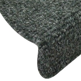 30 db zöld öntapadó lépcsőszőnyeg 56 x 17 x 3 cm