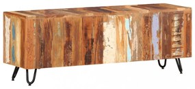 tömör újrahasznosított fa TV-szekrény 110 x 30 x 40 cm