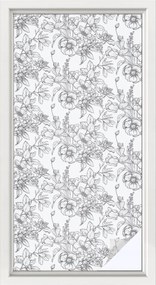 Tejfólia Ablaküveg Védelem és Adatvédelem Virágos elegancia 50x100