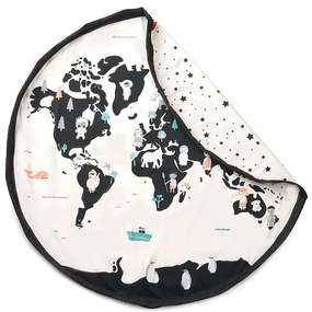 Play & Go játszószőnyeg és tároló táska World Map/Stars