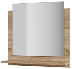 Prince sonoma tölgy polcos fürdőszobai tükör