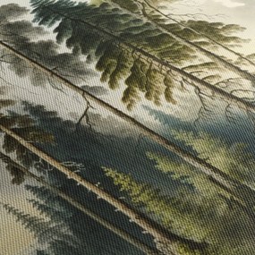 Kép - Szüreti táj az erdők (órával) (90x30 cm)