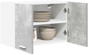 Függő szekrény Riga 2 pcs Beton szürke és fehér 60 x 31 x 40 cm