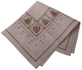X-Mas karácsonyi abrosz, 85 x 85 cmcm