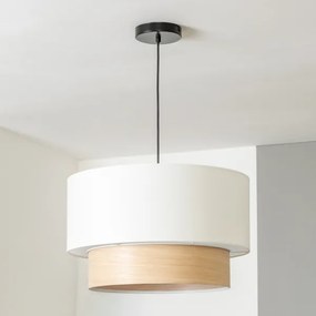Brilagi - LED csillár kábelen CERIA 1xE27/40W/230V Ø 50 cm fehér/bézs