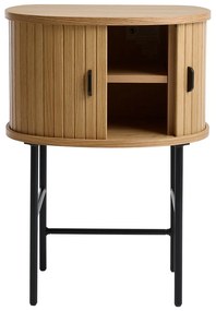 Natúr színű éjjeliszekrény Nola – Unique Furniture