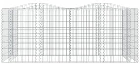 Íves horganyzott vas gabion magaságyás 200 x 100 x 100 cm