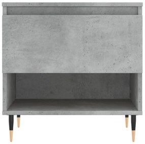 2 db betonszürke szerelt fa dohányzóasztal 50 x 46 x 50 cm