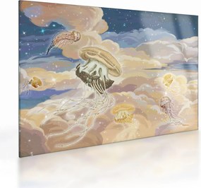 Kép - mennyei medúza (üvegen) (70x50 cm)