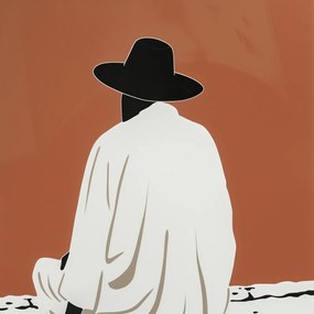 Poszter 80x80cm Elmélkedések a távolban