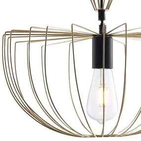 Csillár zsinóron JASMINA 1xE27/20W/230V átm. 40 cm arany