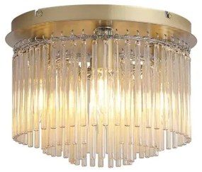 Searchlight 55620-320CP - Mennyezeti lámpatest SWIZZLE 5xE14/60W/230V, átmérő 32 cm, arany