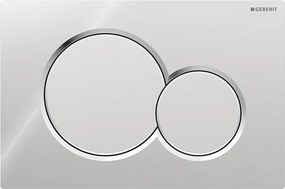 Geberit 115.770.KA.5 - Sigma01 Round öblítőnyomólap 24,6x16,4 cm króm