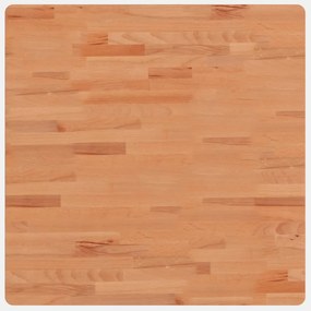 vidaXL tömör bükkfa négyzet alakú asztallap 70 x 70 x 1,5 cm