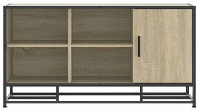 cipőpad Sonoma tölgy 100x40x53,5 cm Gépi fa és fém