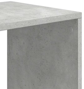 könyvszekrény betonszürke 66x31x112 cm szerelt fa