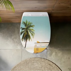 WC-ülőke automatikus záródással 36,5 x 45 cm Corbara – Wenko