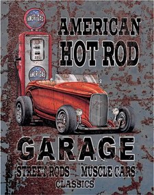 Fém tábla LEGENDS - american hot rod