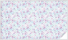 Öntapadós ablakfólia adatvédelem Pasztell pöttyök 200x116