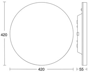 Steinel - LED Dimmelhető lámpa érzékelővel RS PRO R30plusSC 23,7W/230V 4000K