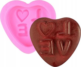 Szilikon Sütőforma Szív Love Letters Keksz MF-042